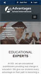 Mobile Screenshot of advantagesschool.com